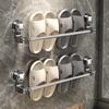 30-100cm Non Perforated Suction Cup Wall Mounted Towel Rack, Bathroom Storage Rack, Bathroom Horizontal Bar Towel Rack