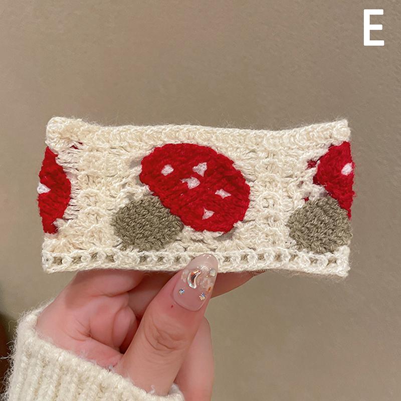 

Retro Knitted Flowers Bangs Magic Paste Posts Hair Sticker Clip For Women Children Fringe Hair Bang Patch Hair Styling Tools