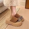 Retro Commuter Cover Toe Birkenstocks Women'S Summer Outer Wear Stacked Fashion High-End Fireworks Half Slippers