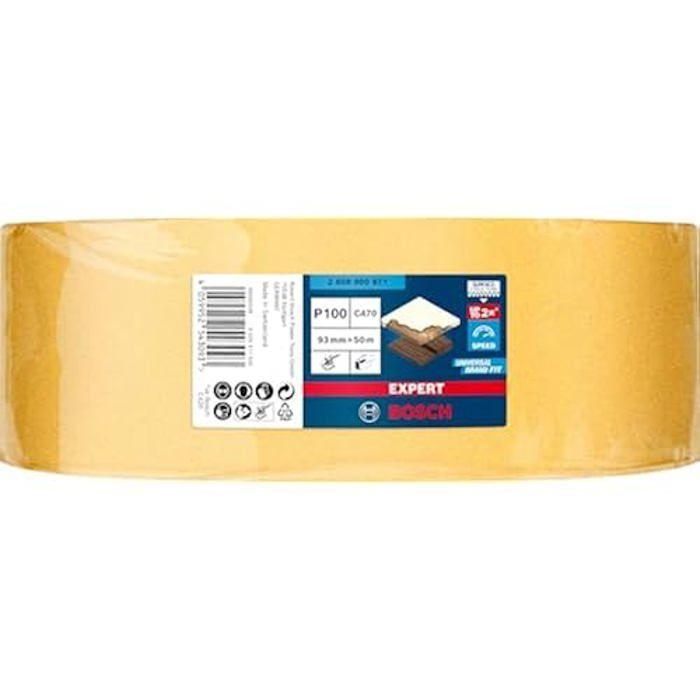 Rouleaux de feuilles abrasives - BOSCH - Expert C470 - 93 mm - 50 m - Ponçage rapide