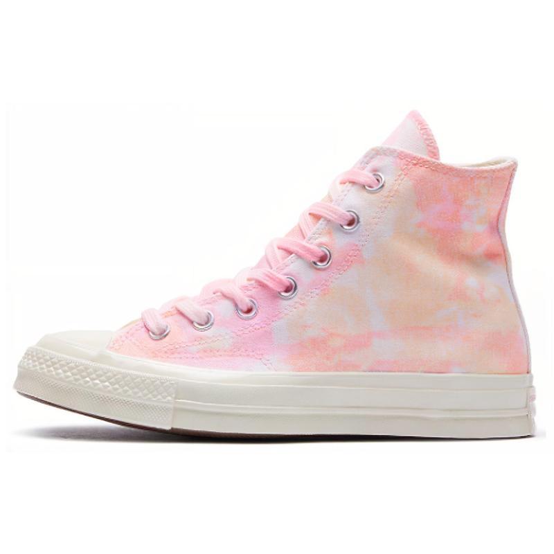 Converse Chuck Taylor All Star 1970s Round-toe Lace-up High-Top Espadrilles Women's Pink