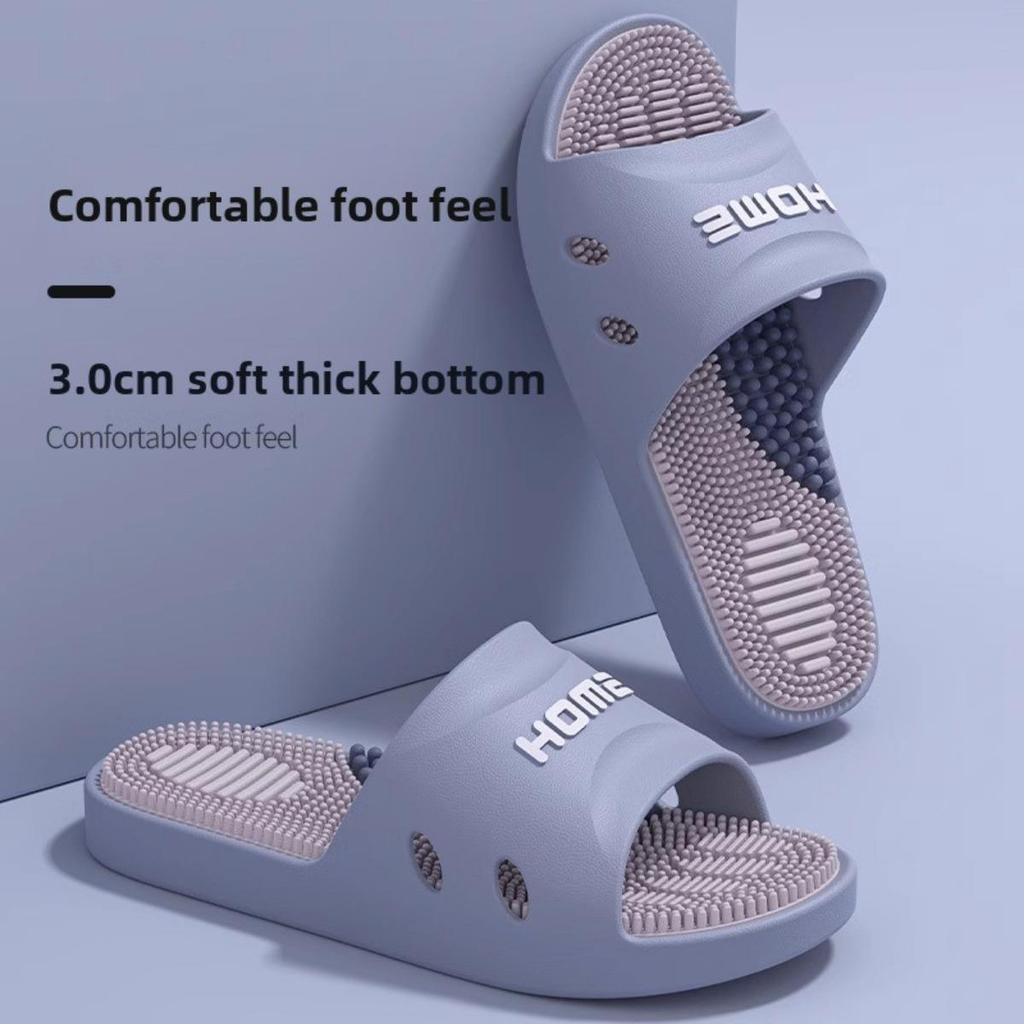 EVA Massage Slippers for Men and Women - Lightweight, Breathable, Anti Slip and Comfortable, Soft Sole Design, Home Relaxing Shoes