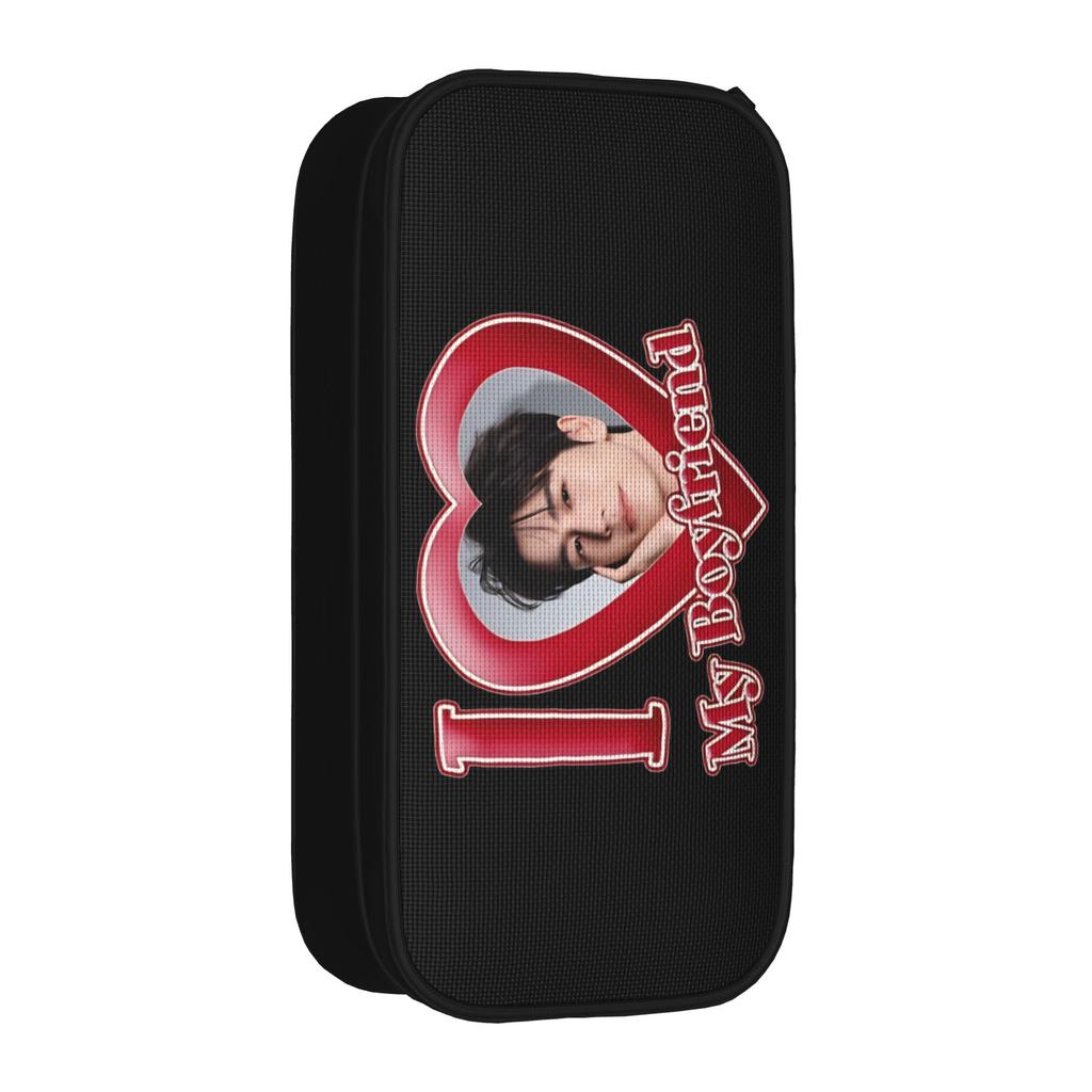 Cute I Love My Boyfriend Zhang Linghe Pencil Cases Pursuit of Jade Pencilcases Pen Box Student Big Pencil Bags Stationery