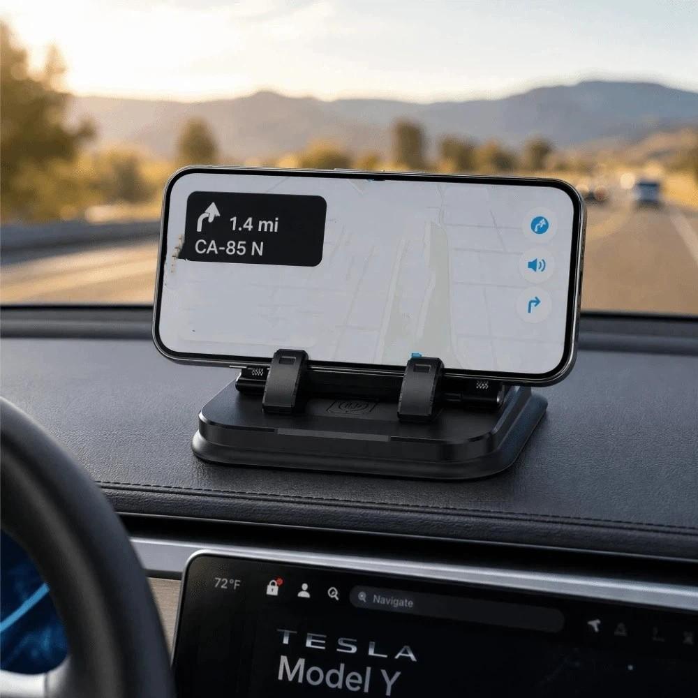 360° otočný držák na mobilní telefon do vozidla Neklouzavé uchycení na palubní desku Interiér vozidla
