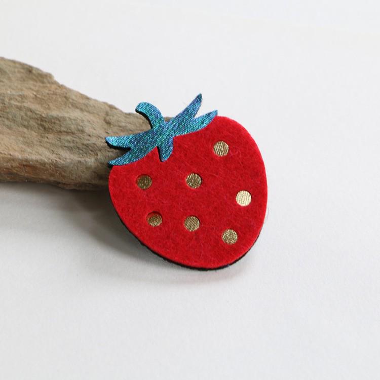 

Летние заколки для волос «Принцесса Клубничка» - Корейский стиль, аксессуары для малышей и детей