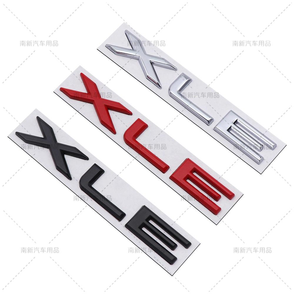 Split XLE Car Label Suitable for Toyota Asia Dragon Reina Camry Metal Modified Tail Label