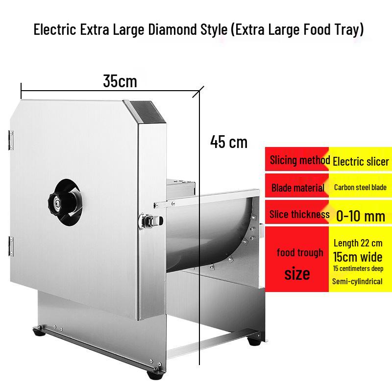 Stainless Steel Hand-Crank Slicer for Vegetables & Fruits