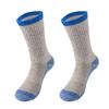 1 Pair Women Winter Socks Mid-tube Cotton Socks Elastic Rib Cuffs Socks for Hiking Sports Machine Washable Keep Warm Anti-slip Daily Stockings