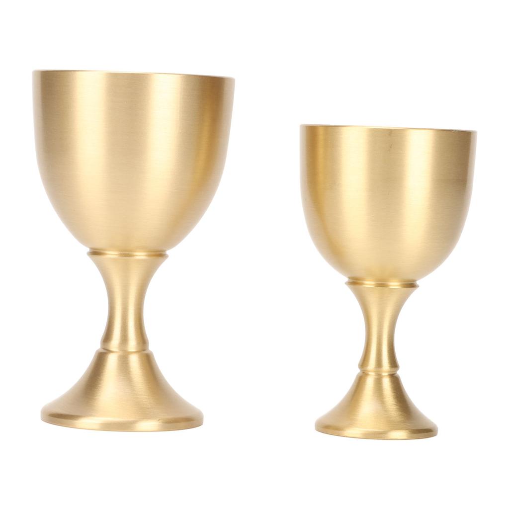 Vintage Bägare Kalk Guldpläterad Små Vinglas Bordsdekoration för Fest Bröllop Utexaminering Årsdag