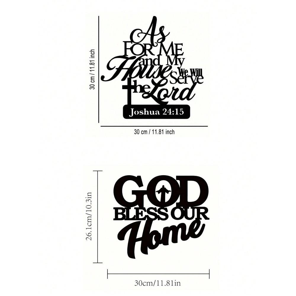 Metall Wandkunst Dekoration Inspirierende Plakette mit Schriftzitat für Wohnzimmer Schlafzimmer