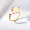 Lucky Red Bead Rabbit Bracelet for Women Exquisite Chinese Blessing Pendant Bracelet Valentine's Day Jewelry Gift