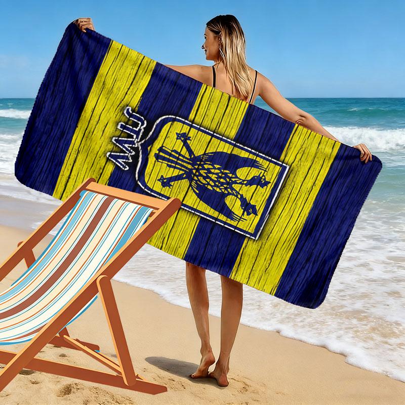 STVV Print Beach Towel, Large Soft Quick Dry Towel for Beach Camping Swimming
