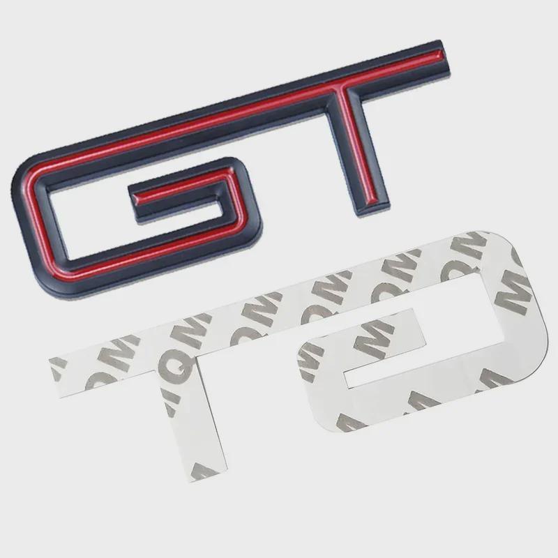 Metal Car Side Emblem Sticker Tail Trunk Badge Decal for GT GT350 GT500 S-helby Fiesta Focus Mondeo Kuga Ranger M-ustang