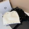 High Quality Diamond-embellished Rabbit Fur Beanie Winter Warm Knit Hat With Ear Flaps
