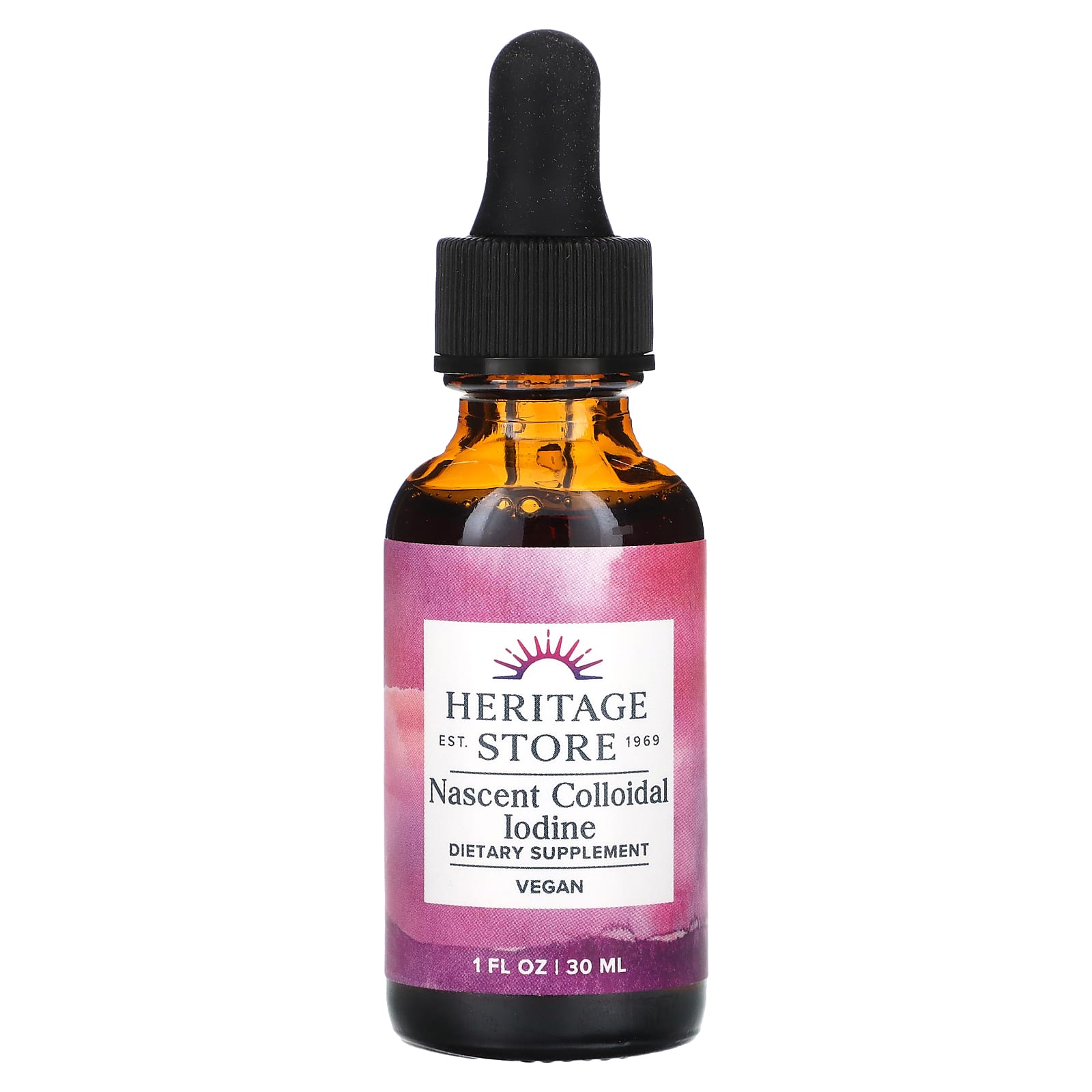 Heritage Store, Nascent Iodine, коллоидный, 1 жидкая унция (30 мл)