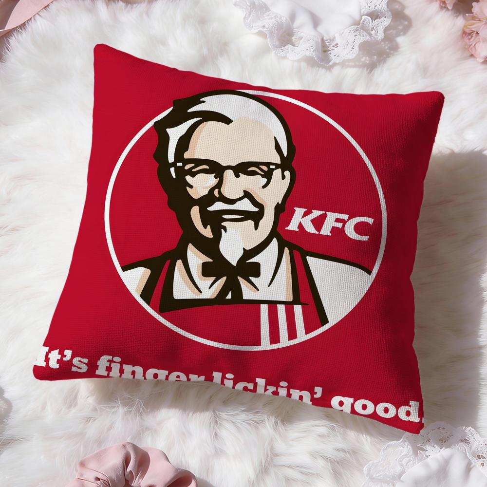 Klasický logo KFC Potah na polštář Prémiový komfort Oboustranný potah na polštář - Design dva v jednom pro jakoukoli místnost a interiér auta