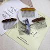 Wei Yi Stylish Acetate Hairpin Comb for Bangs - High-End Textured Design
