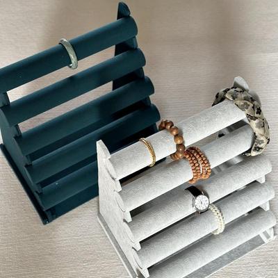 5-Tier Beaded Bracelet & Necklace Display Stand with Removable Storage Box