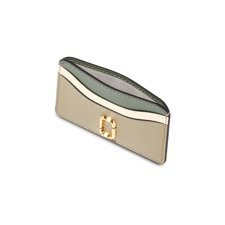 Marc Jacobs Color Block Design Metal Logo Leather Wallet Women wallet Multicolor S144L01FA21-041