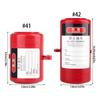 Plastic Tagout Plug Power Lock Plug Lockout Device Industrial Household Plug Lock Plug Lockout with Locking Label