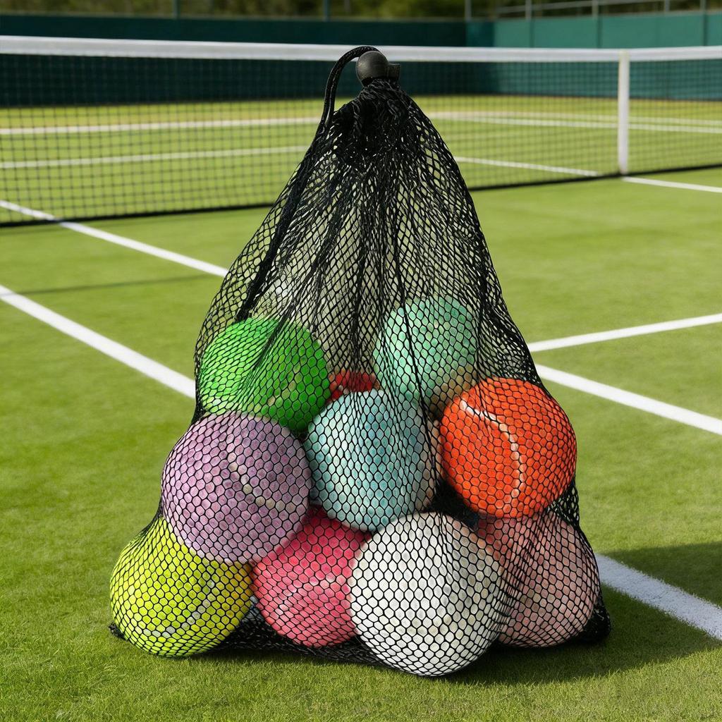 12 Pieces Tennis Balls Exercise Playing High Elastic Practice for Games Training