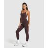 Gymshark Strappy All In One Full Length Heritage Brown B9a1r Ncnz