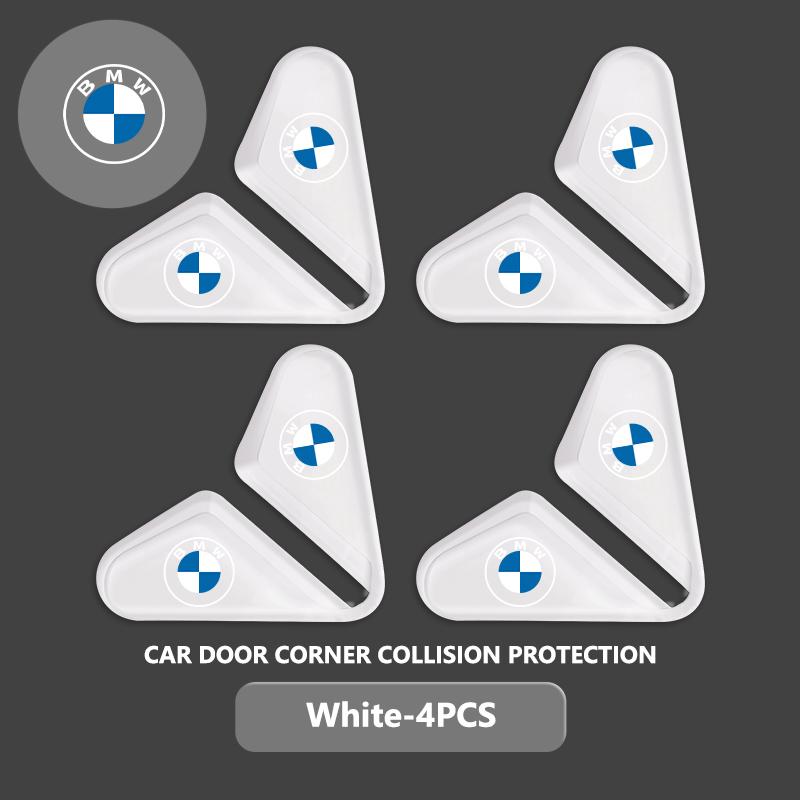 2/4pcs Car Door Corner Protective Anti-collision Guard Covers For BMW Performance M E87 E30 E46 E28 F35 G20 E93 F20 X3 X