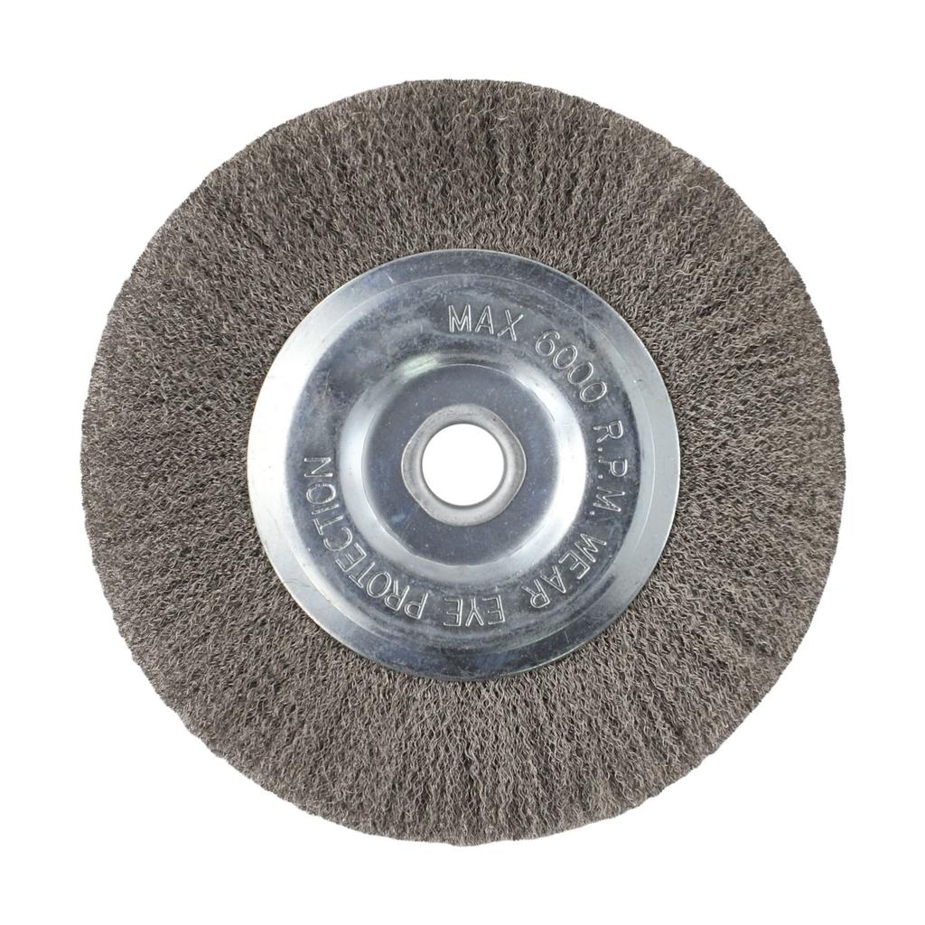 Abrasive Wire Wheel Diameter 150mm 6 Inch Crimped Wire Brush Edge Blending Metal Polishing Non-metal Polishing
