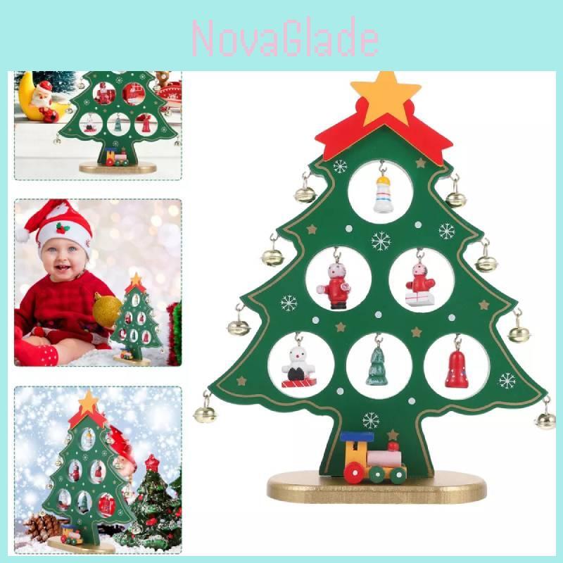Creative Wooden Christmas Tree Ornament Handcrafted For Festive Holiday Decor