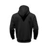 Men's Heavyweight Fleece Zip Up Hooded Cargo Sweatshirt.