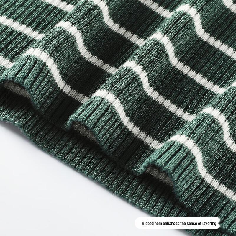 Top de Punto Rayado Retro para Mujer FivePlus