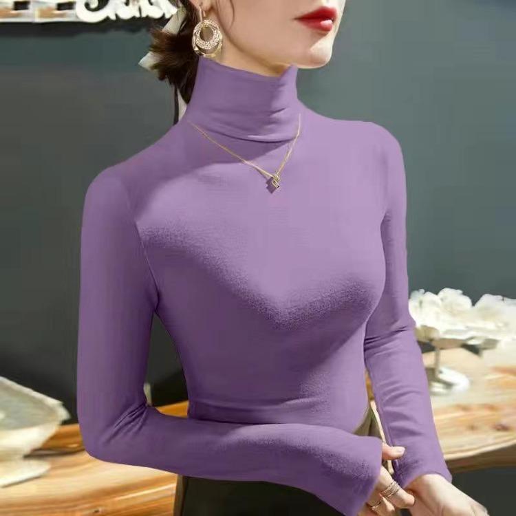 Warmer Winter Rollkragen Pullover Bluse Dickes Damen Unterhemd
