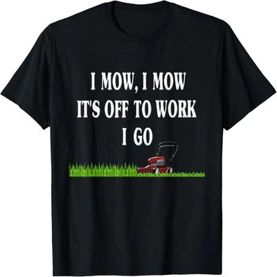 Rasenmähen Shirt Rasenmäher Rasenschneiden Gärtner T-Shirt