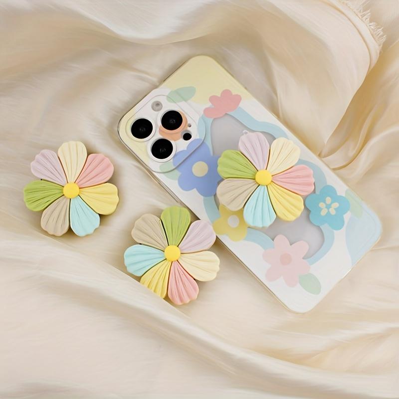 2PCS   Mobile Phone Bracket, Three-dimensional Colorful Flower Airbag Bracket, Suitable for Any Type of Mobile Phone Shell Bracket