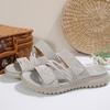 Sandali Bassi a Infradito da Donna Taglie Forti, Scarpe Casual Moda con Lavorazione Intrecciata, Sandali Bassi Estivi a Fascia Singola per Donna