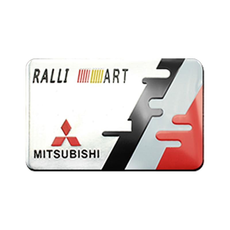 Cytbfl1 For Mitsubishi ASX Lancer 9 Outlander 3 Ralliart Car Styling 3D Aluminum Car Stickers Emblem Badge Body Trunk Decoration Decals