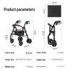 Fushide Foldable Rollator Walker with Seat