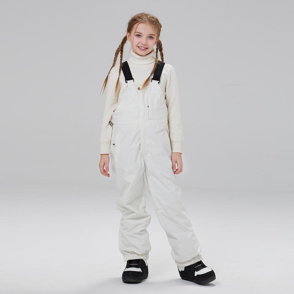 Kids' Ski & Snowboard Overalls: Windproof, Warm, Thickened Pants for Boys & Girls