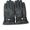 Men's Deer Grain Lambskin Leather Gloves - Outdoor, Plus Velvet Lining