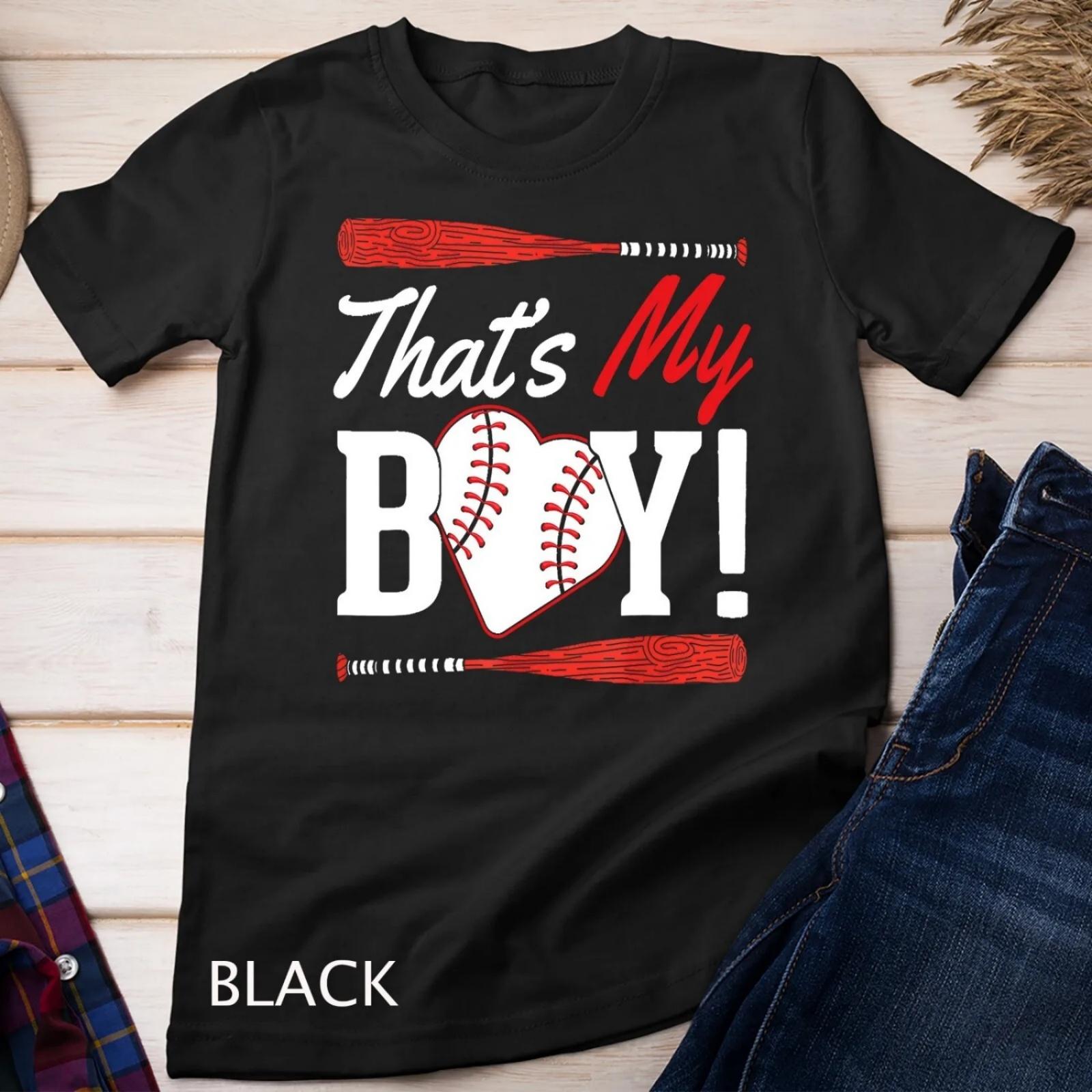 Baseball Boys Mama Son Lover T Shirt S