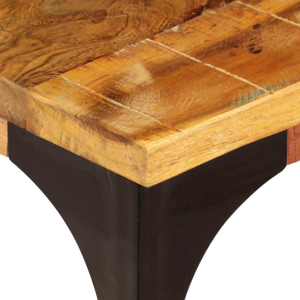 Coffee Table 100 X 60 X 35 Cm Solid Reclaimed Wood
