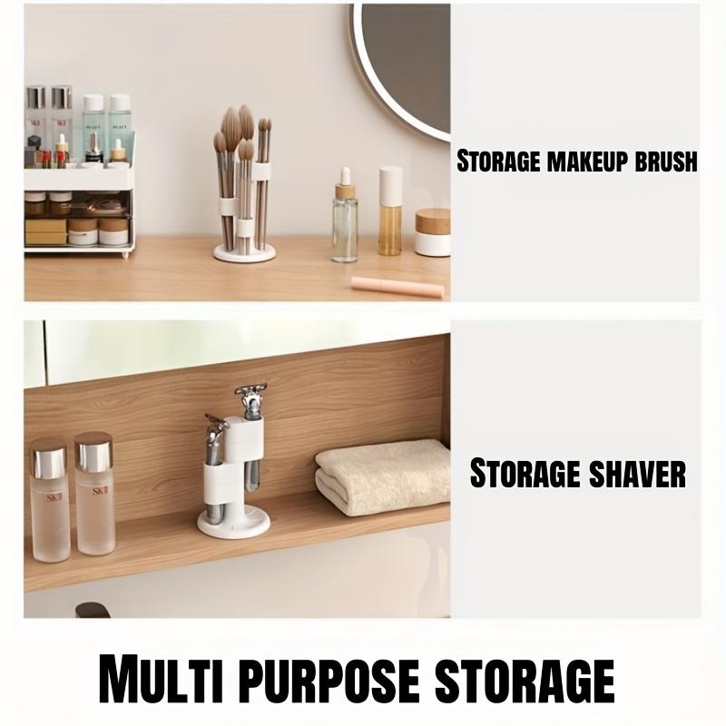 Desktop pencil and pen storage rack that can rotate 360 degrees, Office desktop organization and storage, Toothbrush Holder