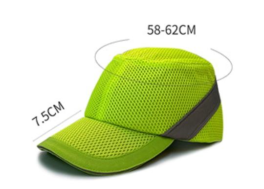 Lightweight Protective Safety Bump Cap Hard Hat with Breathable Mesh Insert Head Protection
