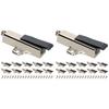 A84X-20Pack Soft Close Cabinet Damper For Cabinet Doors/Wardrobe Doors,Metal Soft Close Cabinet Door Damper With Screws