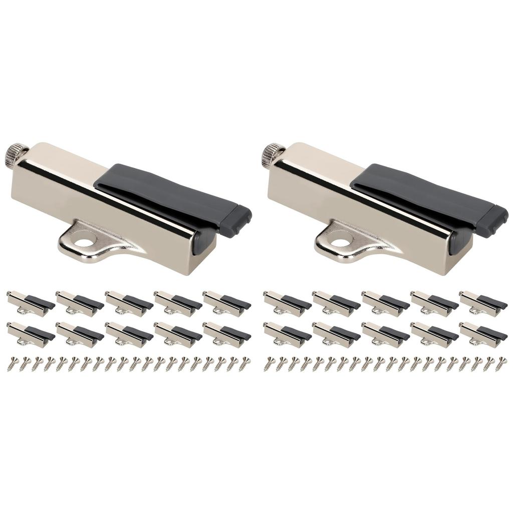 A84X-20Pack Soft Close Cabinet Damper For Cabinet Doors/Wardrobe Doors,Metal Soft Close Cabinet Door Damper With Screws
