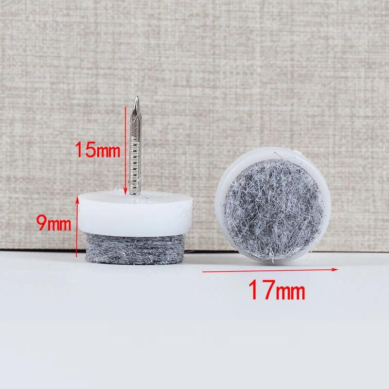 Home Floor Protection Tables, Chairs, Sofas, Foot Mats, Silent Pads, 20 Pieces Of Furniture Foot Mats,14-28Mm Circular Felt Pads