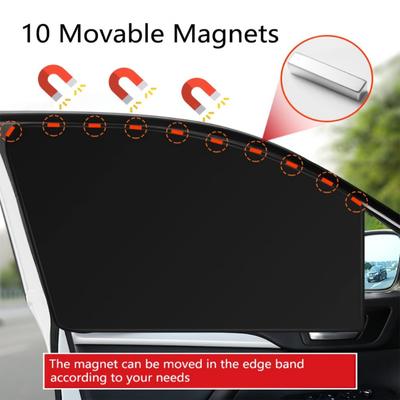 Automobilio šoninio lango skėčio nuo saulės magnetas Privatumo užuolaidos UV atspindžius nuo akinimo UV blokas vasarinis skėčio dangtelis priekiniam / galiniam langui