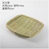 Handmade Bamboo Woven Products Bamboo Screen Bamboo Basket Storage Basket Fruit Dish Dim Sum Tray Farm Woven Round Dustpan