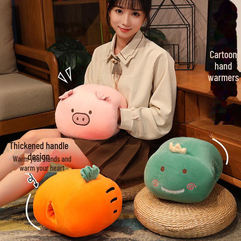 Sevimli Kış El Isıtıcısı Yastık: Öğrenciler için Rahat Bel Yastığı ve Uyku Yastığı
