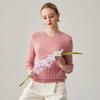 Zhaojun Women's Twisted Cashmere Knit Sweater